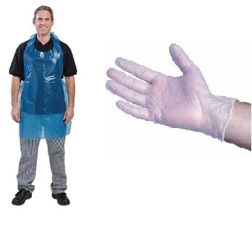 Disposable Gloves and Aprons